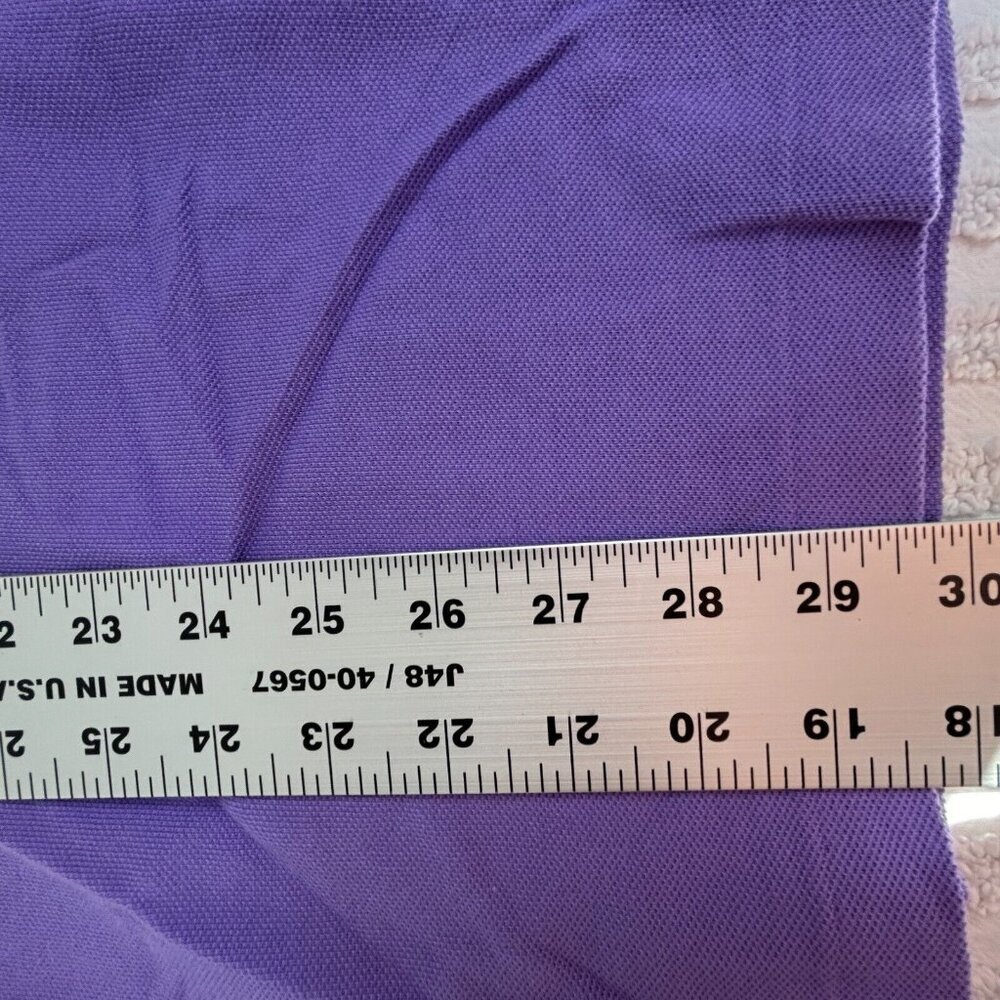 American Living Polo Shirt Mens XL Violet Cotton Casual Golf Short Sleeve Collar - Picture 7 of 7
